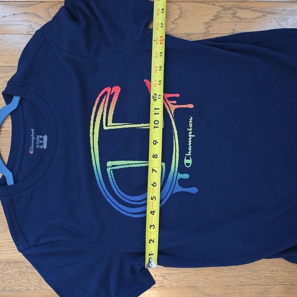 CHAMPION BRAND SIGNATURE BOYS DARK BLUE SHORT SLEEVE TEE-SHIRT SIZE XL 18/20 - Picture 11 of 15